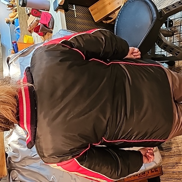 Vintage 70's Yamaha Snowmobile Coat. Sz m/l - Picture 2 of 5